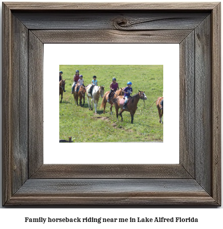 family horseback riding near me in Lake Alfred, Florida